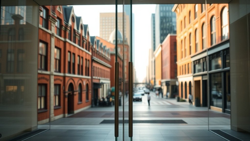 Glass Doors Knotty Green