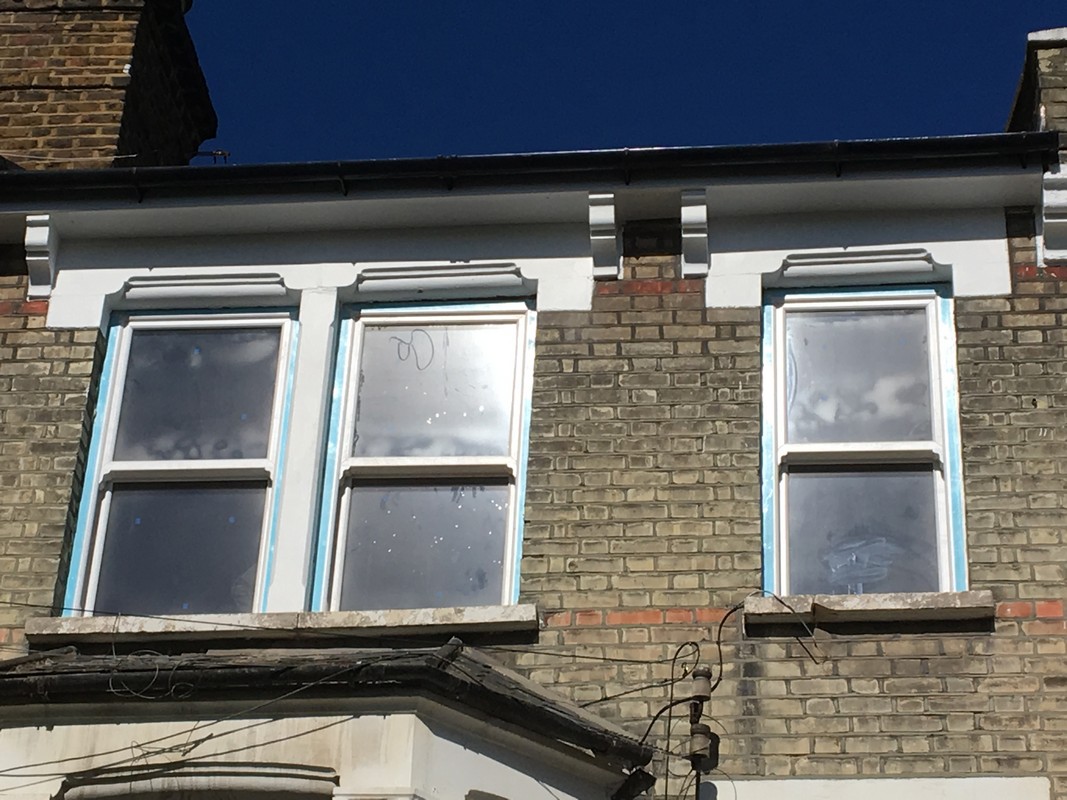 New uPVC sash windows fitted on Victorian terrace in Beaconsfield